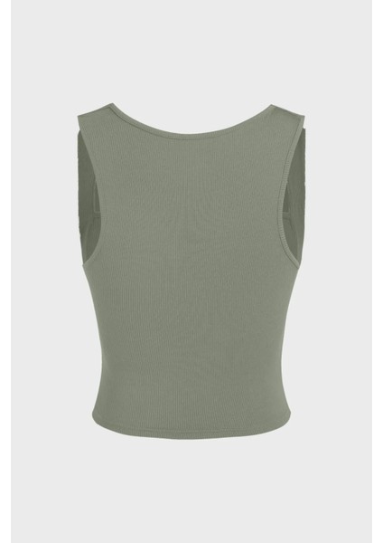 Kadın Drape Kare Yaka Bluz Green modelleri