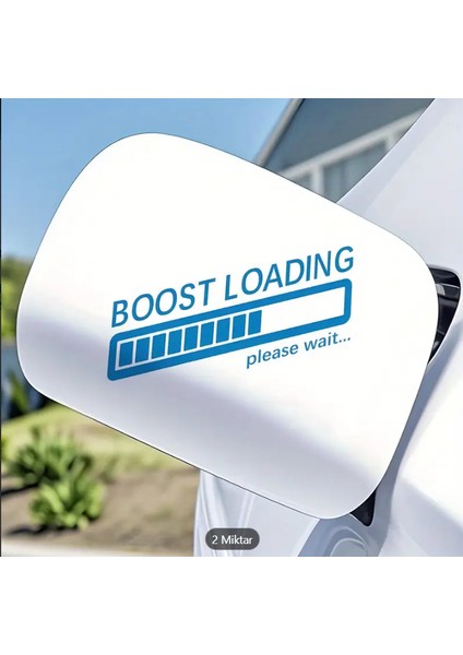 Boost Loading Yakıt Deposu Sticker – Mizahi Araç Stickerı