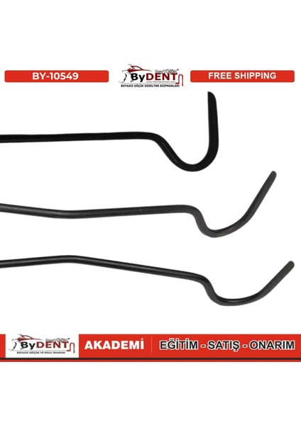 Pdr Boyasız Göçük Düzeltme 3 Parça Çubuk Seti fiyatları