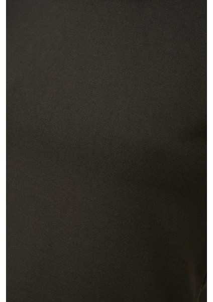 Kadın Bisiklet Yaka Uzun Kollu Üst Black