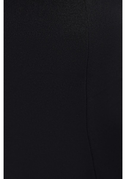 Kadın Detaylı İnce Askılı Mini Elbise Siyah indirimleri