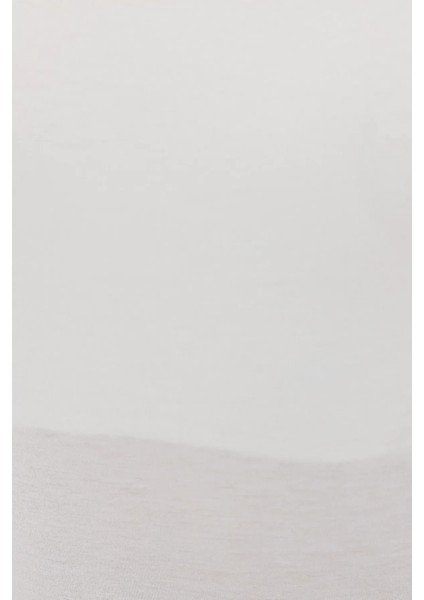 Kadın Scoop Yaka ile Basit Kısa Kollu Dokuma T-Shirt White indirimleri