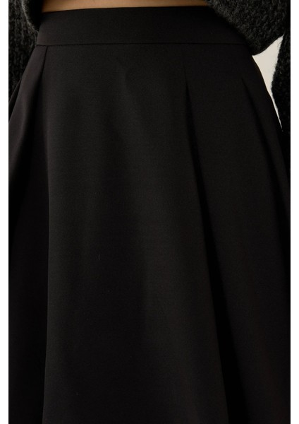 Kadın Mini Balon Etek Siyah indirimleri