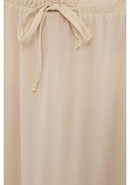 Kadın Bağcıklı Uzun Etek Natural indirimleri