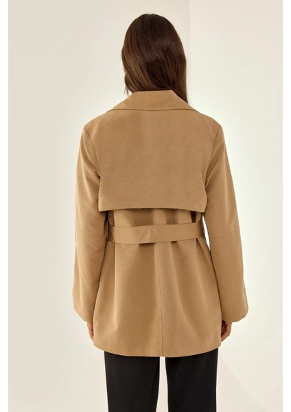 Kadın Kahverengi Trençkot Natural indirimleri
