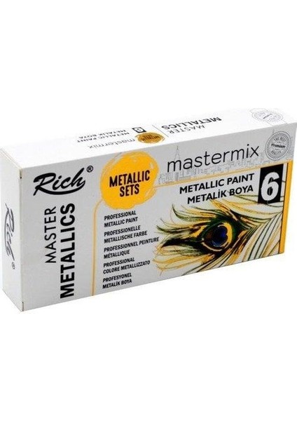 Mastermix Metalik 60 CC 6 Lı Set 14295 fiyatları