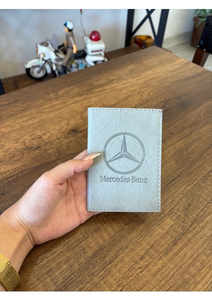 Mercedes Dikişli Araç Ruhsat Kılıfı Kabı Oto Ruhsatlık Araba Ruhsat Koruyucu modelleri