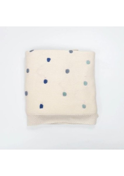 Battaniye Welsoft Triko With Point 80X95CM Taş - Yeşil