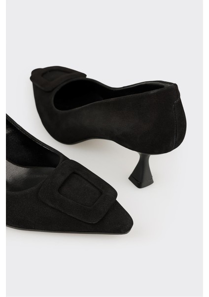 Siyah Deri Kadın Stiletto fırsatları