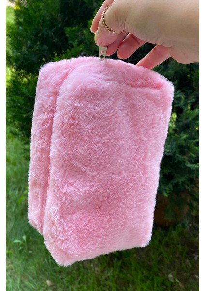 Peluş Makyaj ve Seyahat Çantası