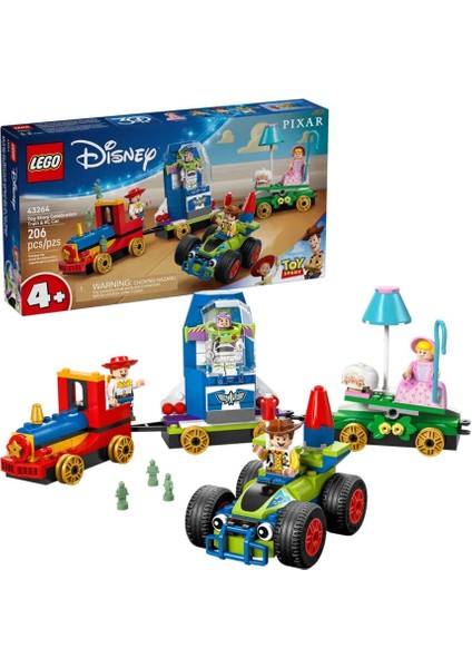 43264 LEGO Disney Toy Story Kutlama Treni ve Rc Araba 206 Parça +4 Yaş