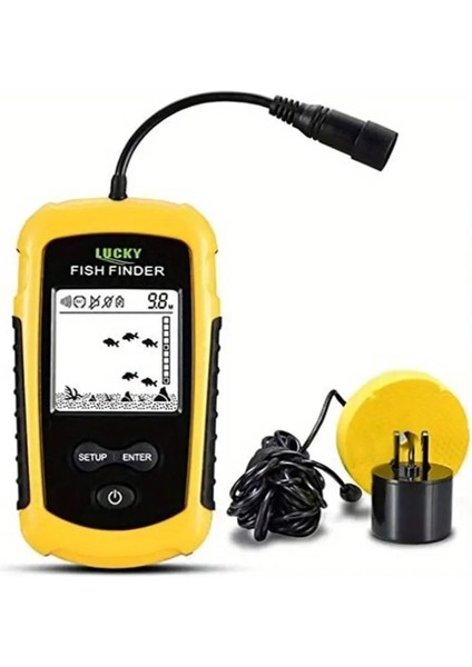 Taşınabilir Balık Bulucu 0,7-100M Derinlik Sonar