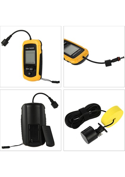 Taşınabilir Balık Bulucu 0,7-100M Derinlik Sonar indirimleri