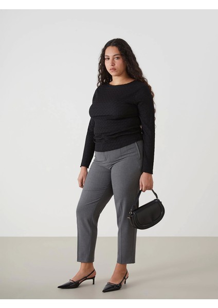 Lcw Vision Gri Dar Fit Kadın Pantolon fiyatları