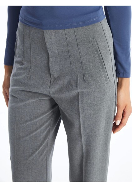Lcw Vision Gri Dar Fit Kadın Pantolon fırsatları