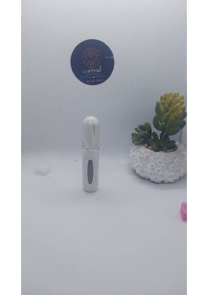 Mini Seyahat Parfüm Dolumlu Atomizer, Taşınabilir Parfüm Sprey Şişesi 5 ml (Beyaz Desenli) fiyatları