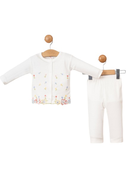 Çiçek Nakışlı Kız Takım