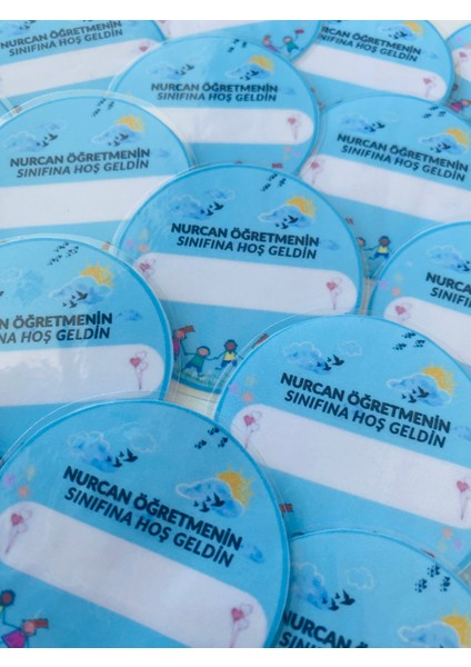 Çocuk Okul Yaka Kartı (15 Adet)