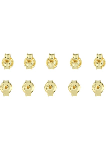 925 Ayar Gümüş Küpe Arkalığı - Küpe Klipsi 10 Adet