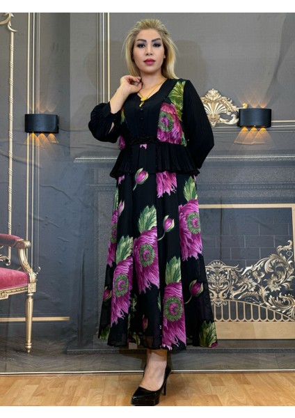 Abiye Elbise,çiçekli,şifon ve Saten,etekli Elbise,yüksek Kaliteli,el Işlemeli Taş,astarli,desenli indirimleri