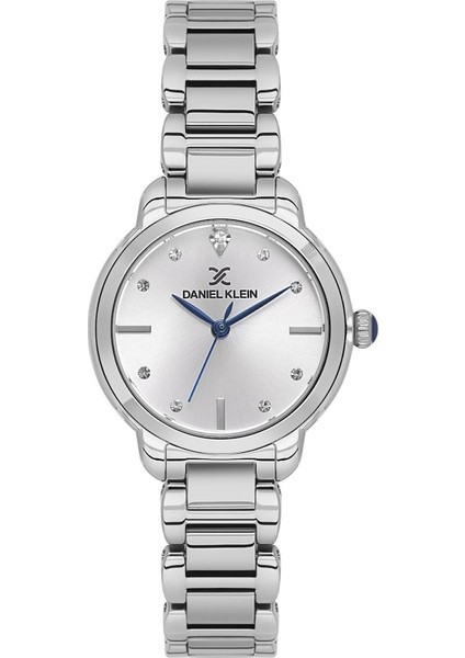 Daniel Klein DK.1.14126-1 Taşlı Tasarım 3 Atm Suya Dayanıklı Metalik Renk Kadın Kol Saati
