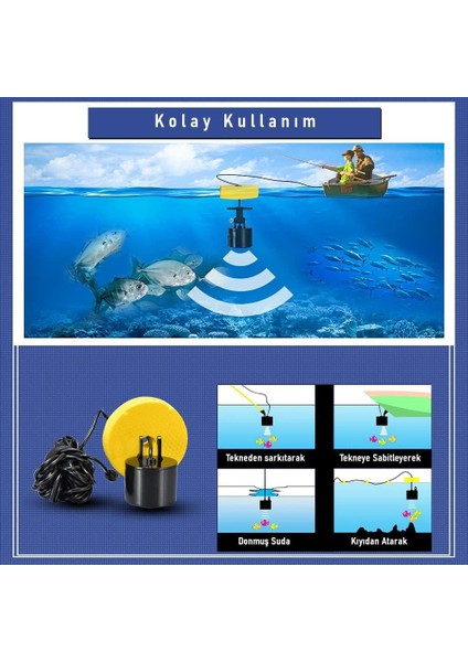 LCD Renkli Ekran Taşınabilir Kablolu Balık Bulucu 100 M Nlik Aralığı Sonar Yankı Iskandil Balık Bulucu fiyatları