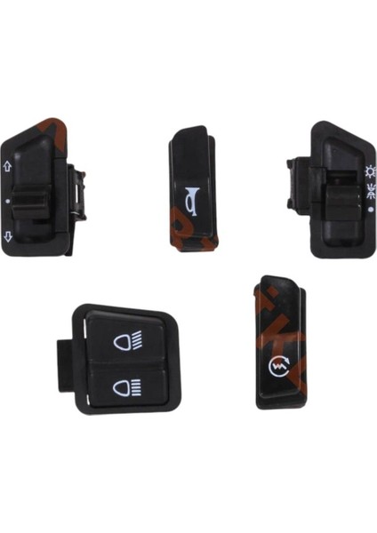 Düğme Seti 5 Li Scooter - Arora Specıal-Alfa