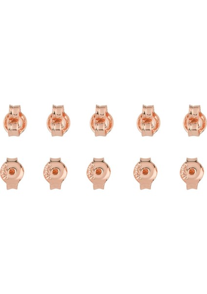 925 Ayar Gümüş Küpe Arkalığı - Küpe Klipsi 10 Adet