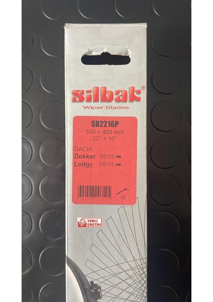 Silecek Süpürgesi Takım 550/400 Dacia Dokker/lodgy SB2216P