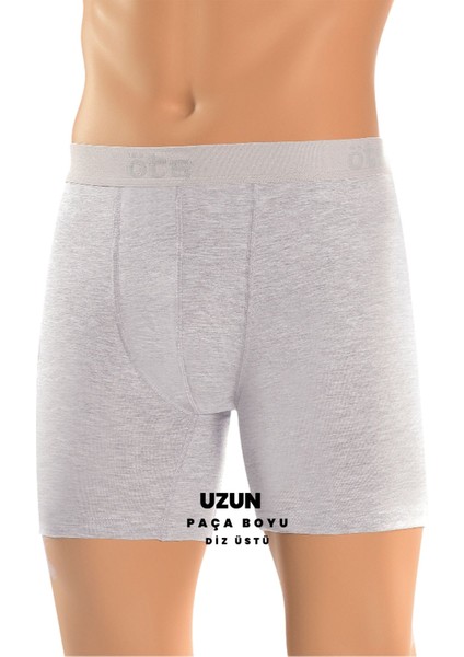 Erkek Boxer Uzun Paça Boyu (%96 Pamuk - %4 Elastan)