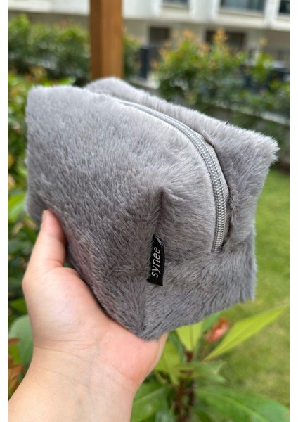 Peluş Makyaj ve Seyahat Çantası