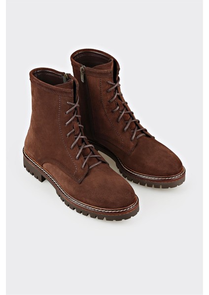 Kahve Deri Kadın Günlük Bot fiyatları