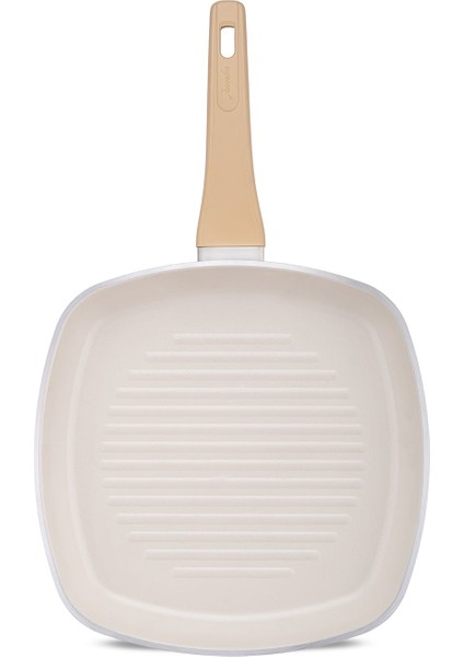 Swiss Crystal Dark Cream 28 cm Grill Tava