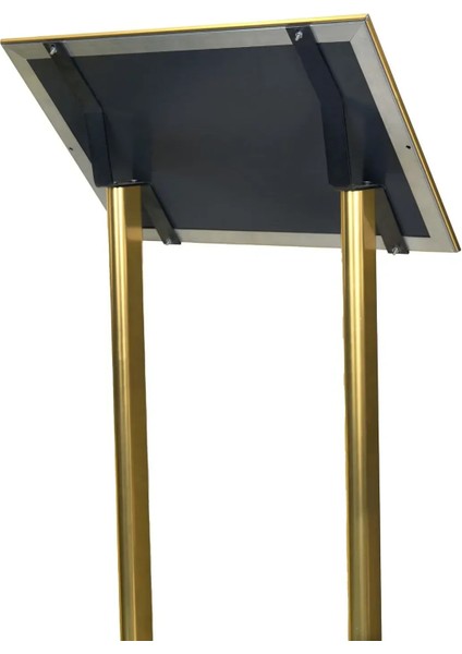 B3(35X50) Gold Sac Taban Çift Ayaklı Menü ve Bilgilendirme Panosu Ayaklı Reklam Panosu fiyatları