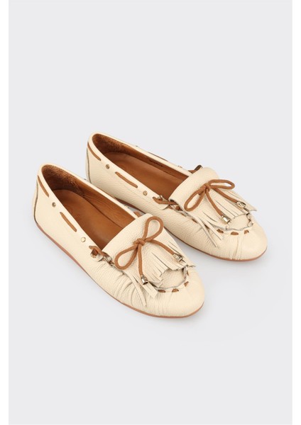 Bej Deri Kadın Günlük Ayakkabı fiyatları