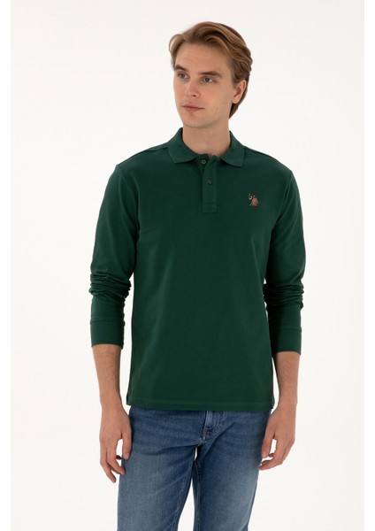 Erkek Koyu Yeşil Sweatshirt 50313772-VR079