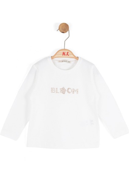 Kız Bebek Bloom Sweatshirt 1-4 Yaş Vizon
