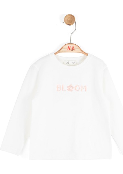 Kız Bebek Bloom Sweatshirt 1-4 Yaş Coral
