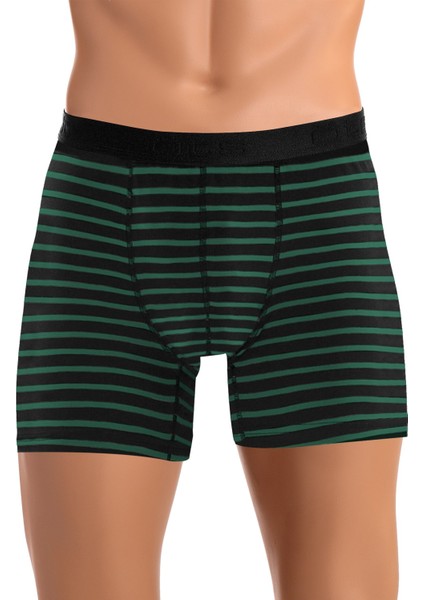 Erkek Boxer Çizgili (%96 Pamuk - %4 Elastan)