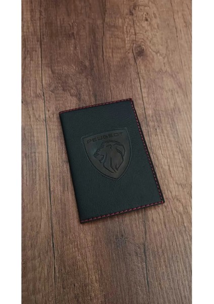 Peugeot Deri Dikişli Araç Ruhsat Kılıfı Kabı Oto Ruhsatlık Araba Ruhsat Koruyucu fırsatları