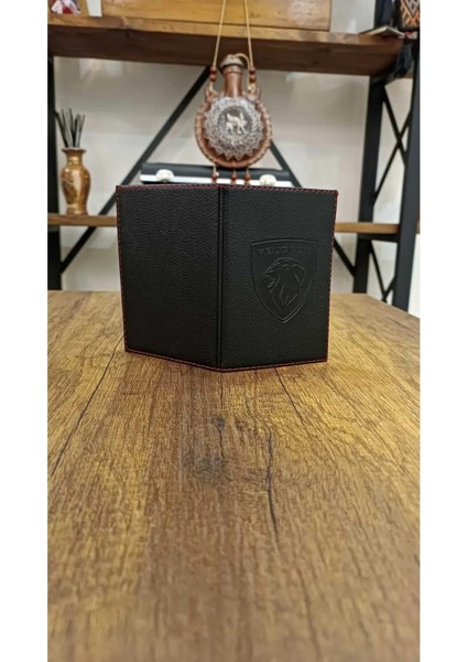 Peugeot Deri Dikişli Araç Ruhsat Kılıfı Kabı Oto Ruhsatlık Araba Ruhsat Koruyucu indirimleri