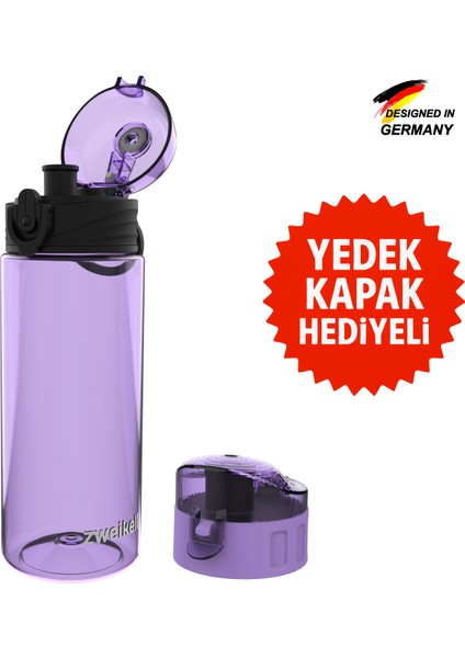 Lento Jr Switch Mor Bpa Içermez 500 ml Tritan Su Matarası