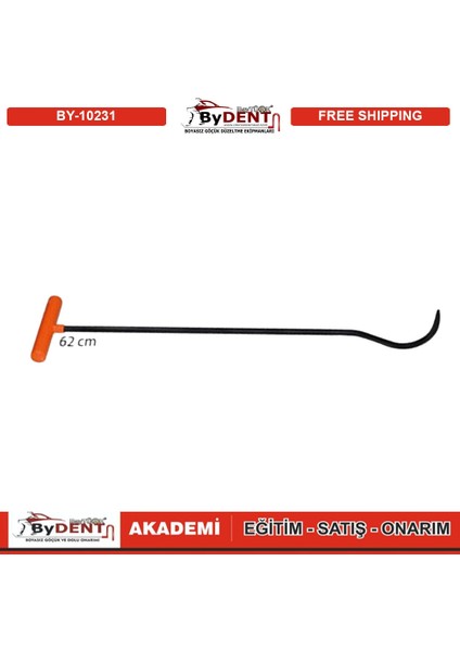 Pdr Boyasız Göçük Düzeltme Özel Tasarım Çubuk 62 cm