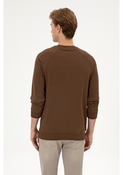 Erkek Kahverengi Sweatshirt 50313752-VR029 indirimleri