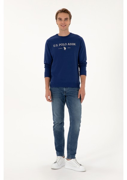 Erkek Indigo Sweatshirt 50313743-VR028 fırsatları