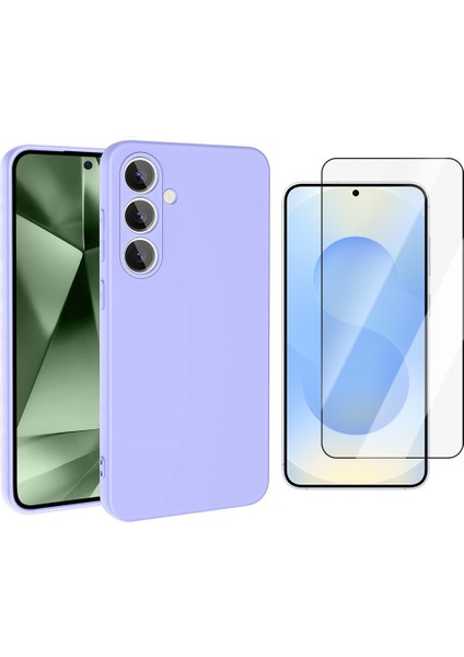 Samsung Galaxy A56 Uyumlu Kılıf Vendas Mara Lansman Kapak + Cam Ekran Koruyucu