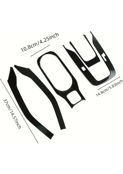 Toyota Corolla 2019 - 2025 E210 Kasa Vites Etrafı Kaplama Set Karbon indirimleri