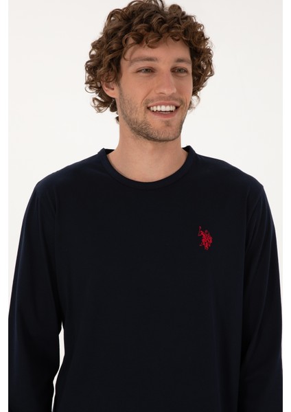 Erkek Lacivert Pijama Takım 50318602-VR033 fiyatları