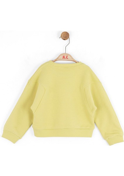 Kız Bebek Little Sweatshirt 1-4 Yaş Yeşil fiyatları