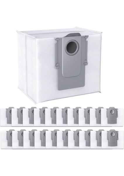 Roborock S8+, S8 Pro Ultra, S7 Maxv Ultra, S7 Max Ultra, S7 Pro Ultra, Q8 Max+, Q7, Q5 Torbaları Için Yedek Vakum Torbaları (Yurt Dışından)